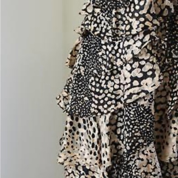 Rachael Zoe Spaghetti strap ruffle dress size 4 - Picture 3 of 11